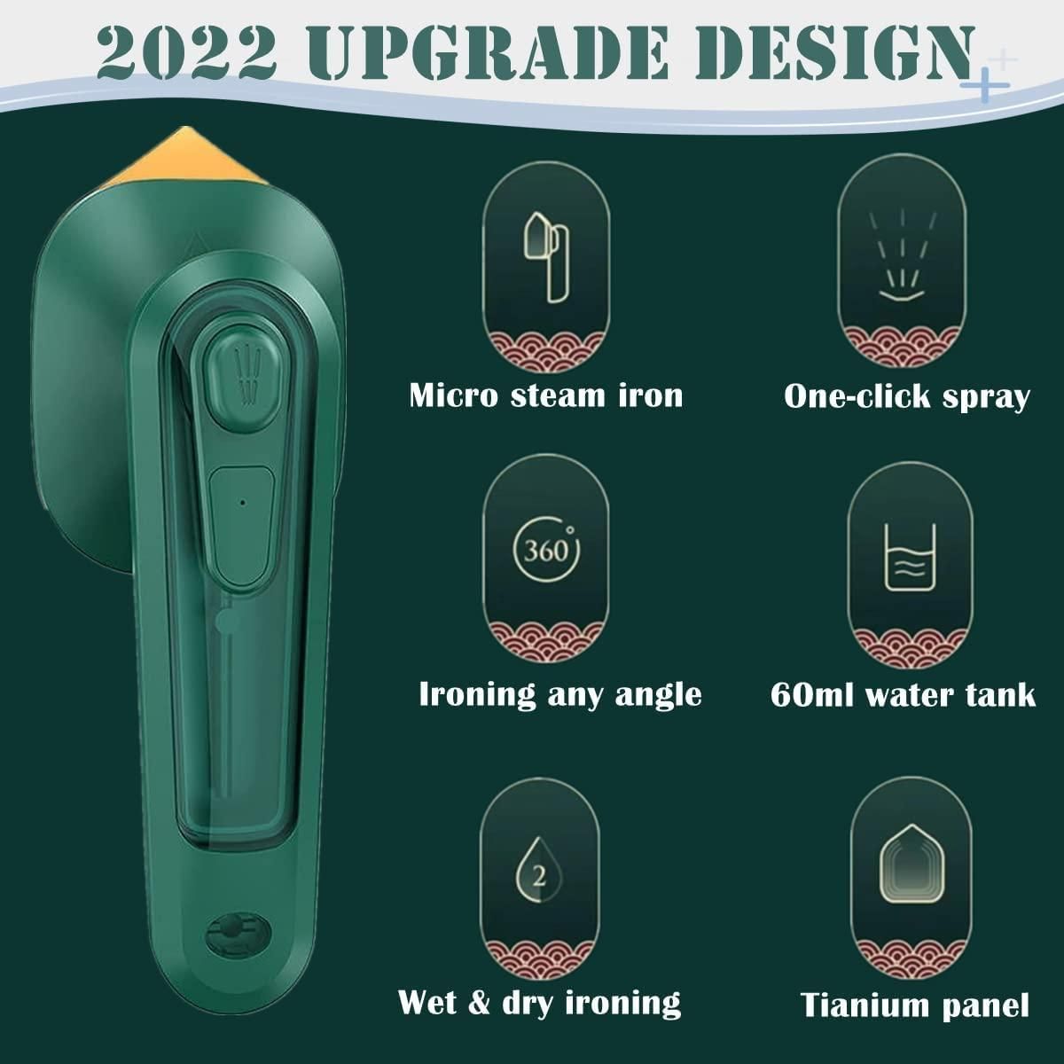 Mini Travel Steamer & Iron – Dry/Wet Use