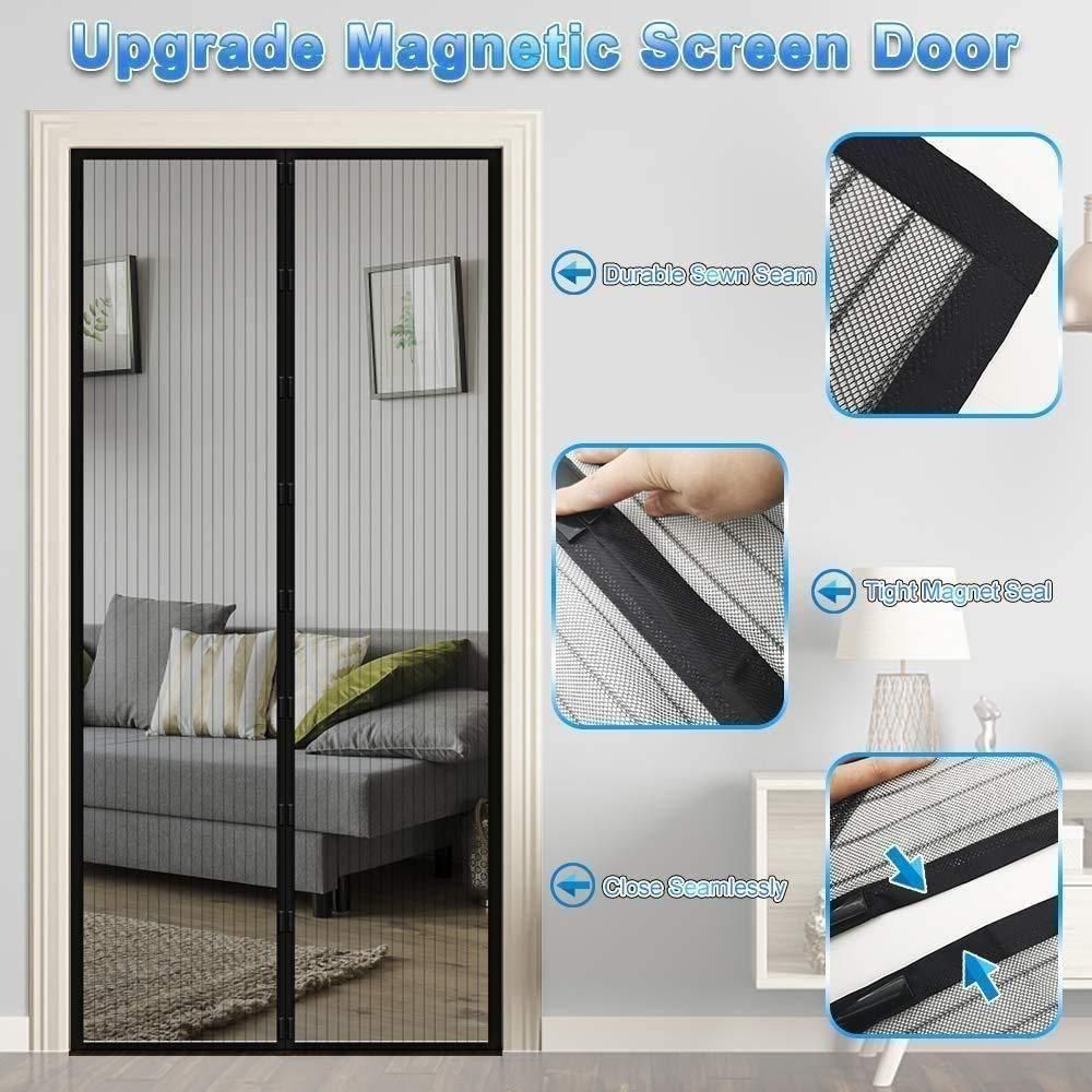 Magnetic Mosquito Net Door Curtain – Foldable Mesh