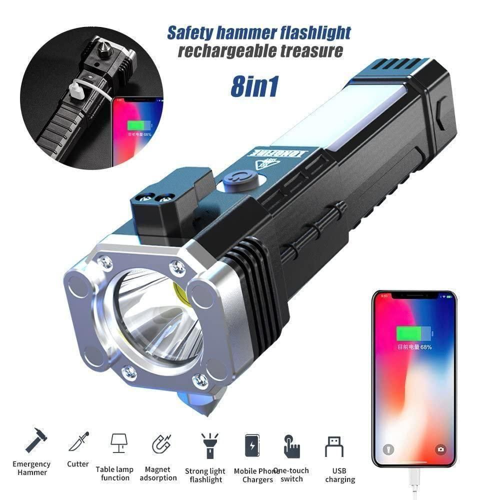 All-in-One Safety Torch – Car, Camping, Outdoor Use