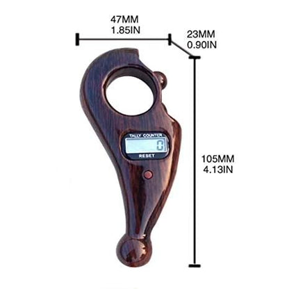 Manual Finger Tally Counter – 5-Digit Rotating Clicker