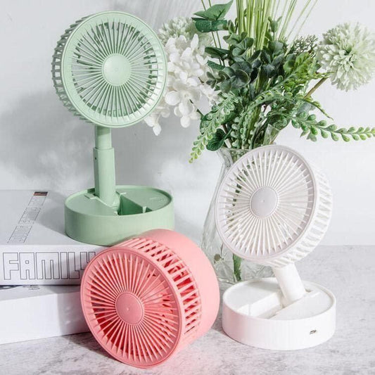 Smart Telescopic Rechargeable Fan
