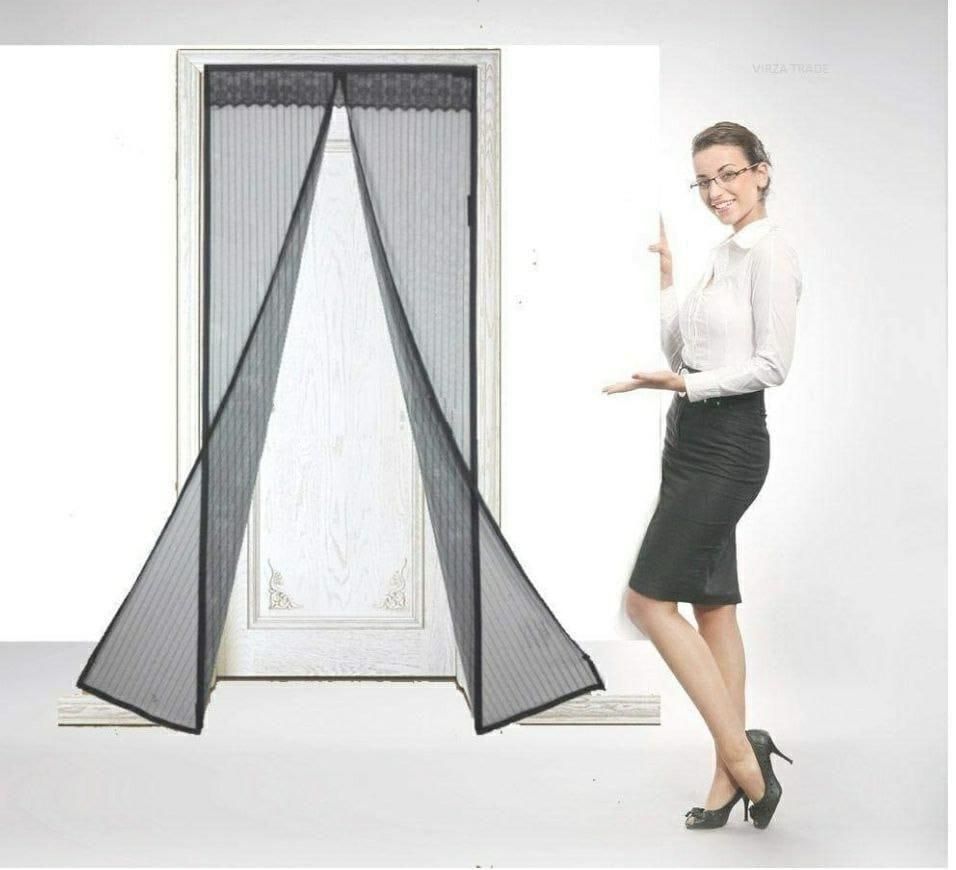 Magnetic Mosquito Net Door Curtain – Foldable Mesh