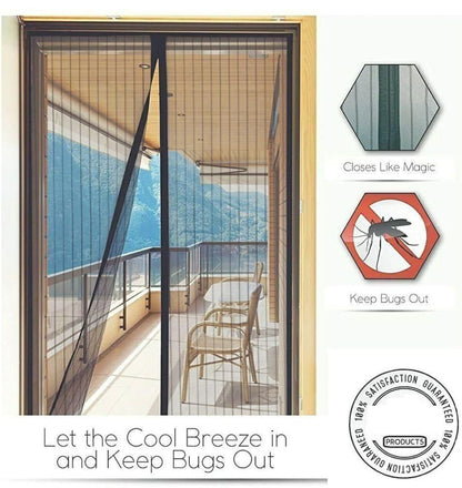 Magnetic Mosquito Net Door Curtain – Foldable Mesh
